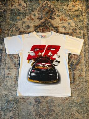 Vintage Nutmeg NASCAR Ernie Irvan Havoline Racing T-shirt Large